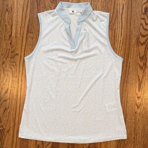 Footjoy Sleeveless Golf Polo, Medium